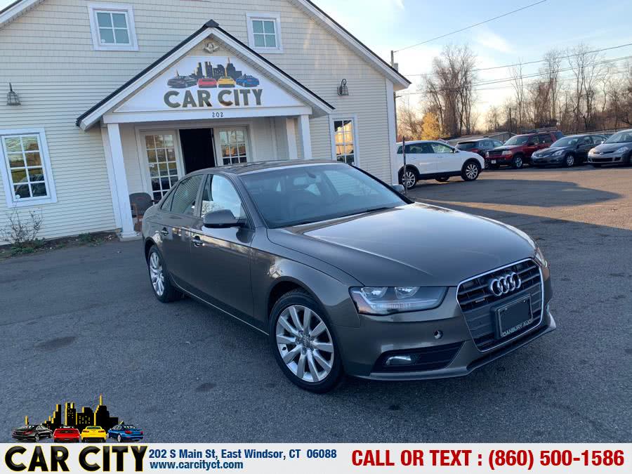 2014 Audi A4 4dr Sdn Auto quattro 2.0T Premium, available for sale in East Windsor, Connecticut | Car City LLC. East Windsor, Connecticut