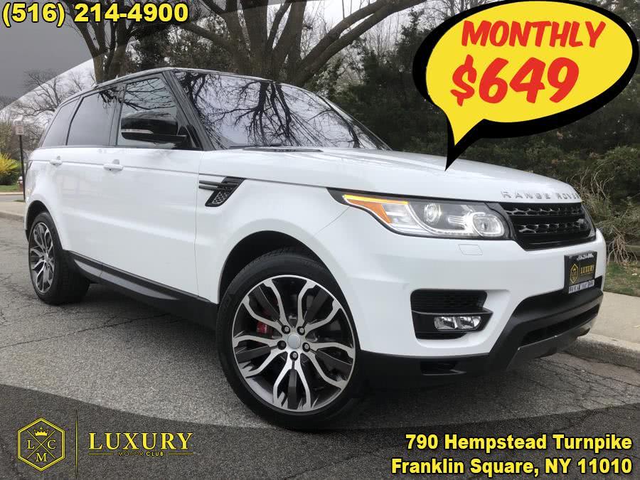 2016 Land Rover Range Rover Sport 4WD 4dr V8 Dynamic, available for sale in Franklin Square, New York | Luxury Motor Club. Franklin Square, New York