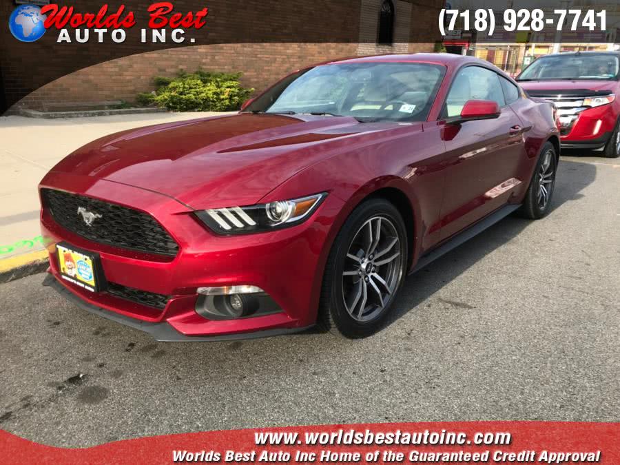 2016 Ford Mustang 2dr Fastback EcoBoost Premium, available for sale in Brooklyn, New York | Worlds Best Auto Inc. Brooklyn, New York