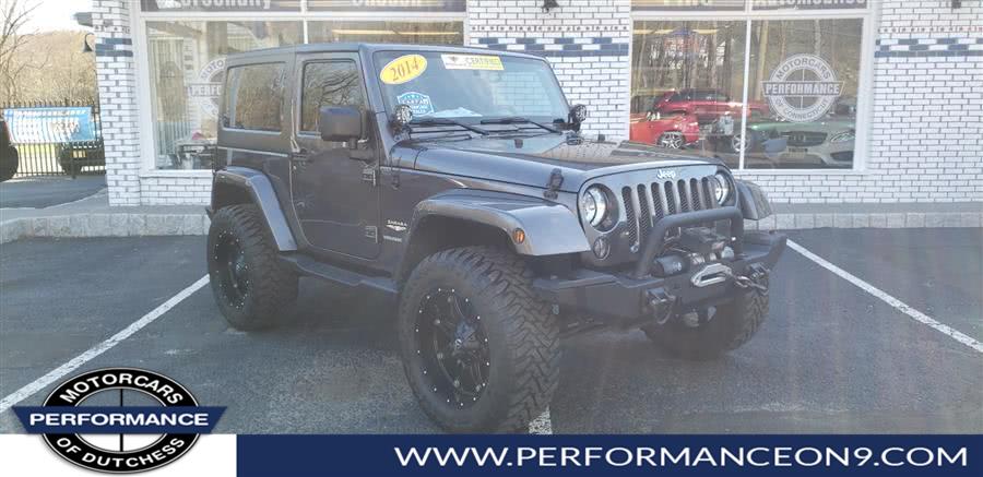 2014 Jeep Wrangler 4WD 2dr Sahara, available for sale in Wappingers Falls, New York | Performance Motor Cars. Wappingers Falls, New York