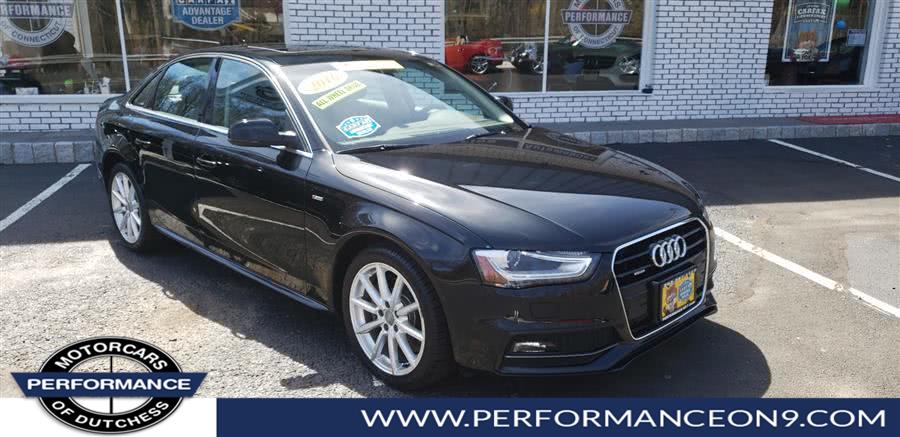2016 Audi A4 Auto quattro 2.0T Premium Plus, available for sale in Wappingers Falls, New York | Performance Motor Cars. Wappingers Falls, New York