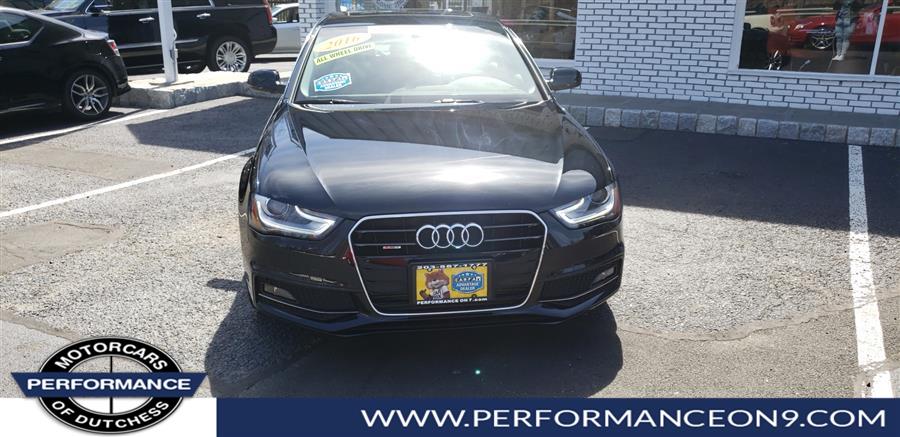 2016 Audi A4 Auto quattro 2.0T Premium Plus, available for sale in Wappingers Falls, New York | Performance Motor Cars. Wappingers Falls, New York 2016 Audi A4 Auto quattro 2.0T Premium Plus, available for sale in Wappingers Falls, New York | Performance Motor Cars. Wappingers Falls, New York