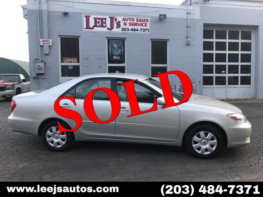2003 Toyota Camry 4dr Sdn LE Auto (Natl), available for sale in North Branford, Connecticut | LeeJ's Auto Sales & Service. North Branford, Connecticut