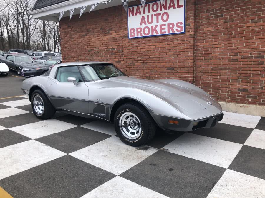 1978 Chevrolet Corvette 25th Anniversary, available for sale in Waterbury, Connecticut | National Auto Brokers, Inc.. Waterbury, Connecticut