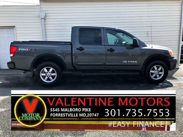 2011 Nissan Titan PRO-4X, available for sale in Forestville, Maryland | Valentine Motor Company. Forestville, Maryland 2011 Nissan Titan PRO-4X, available for sale in Forestville, Maryland | Valentine Motor Company. Forestville, Maryland