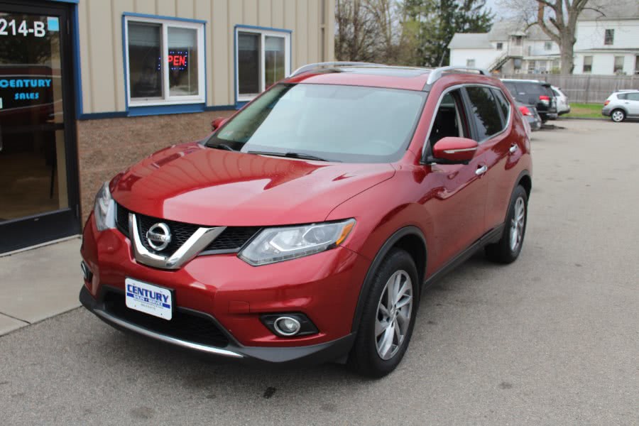 2014 Nissan Rogue AWD 4dr SL, available for sale in East Windsor, Connecticut | Century Auto And Truck. East Windsor, Connecticut