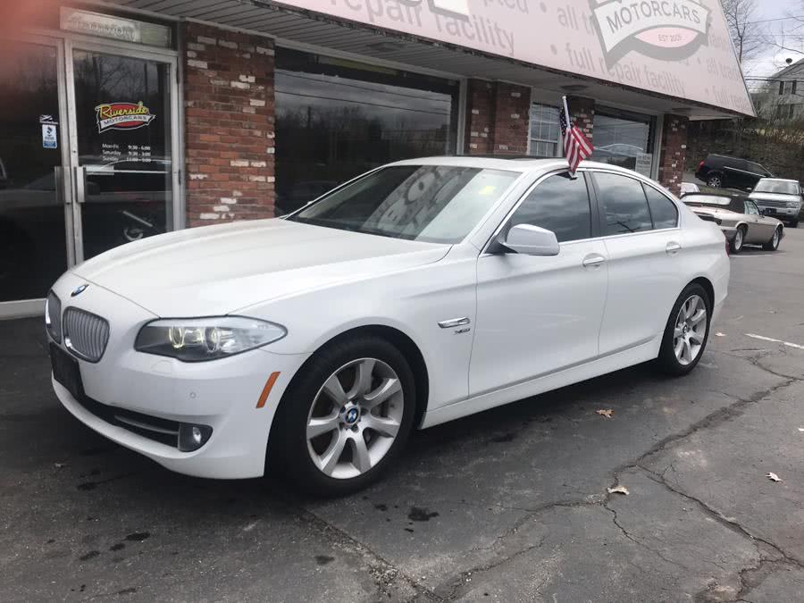2012 BMW 5 Series 4dr Sdn 550i xDrive AWD, available for sale in Naugatuck, Connecticut | Riverside Motorcars, LLC. Naugatuck, Connecticut