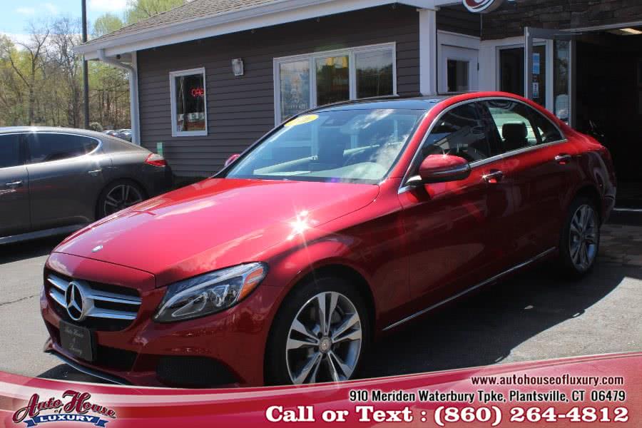 2016 Mercedes-Benz C-Class 4dr Sdn C 300 Sport 4MATIC, available for sale in Plantsville, Connecticut | Auto House of Luxury. Plantsville, Connecticut