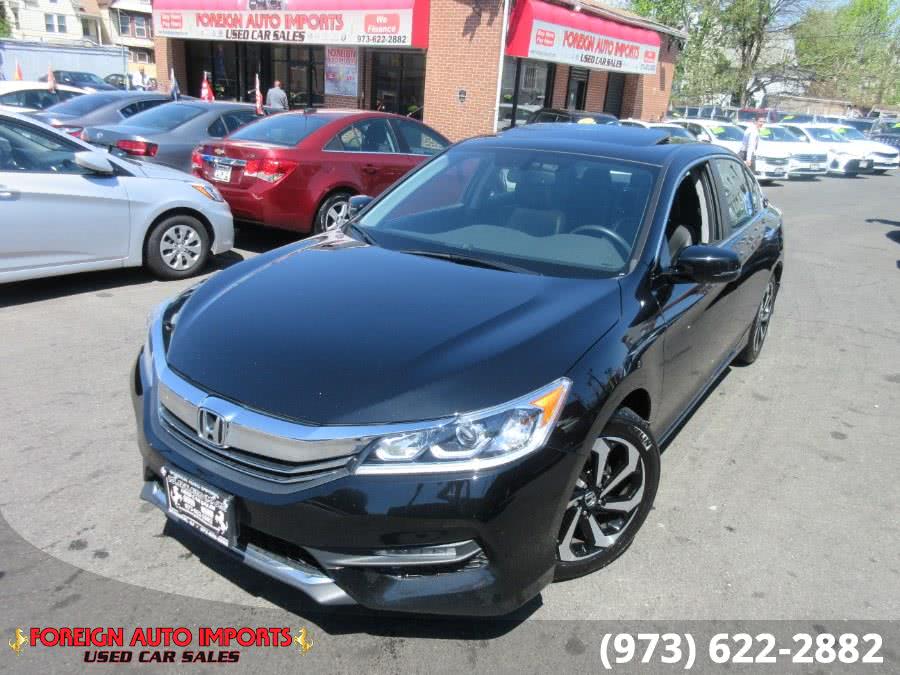 2016 Honda Accord Sedan 4dr I4 CVT EX-L, available for sale in Irvington, New Jersey | Foreign Auto Imports. Irvington, New Jersey