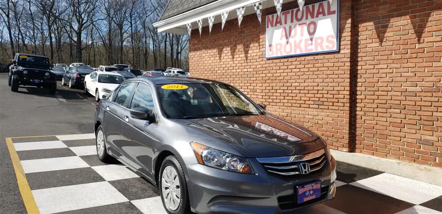 2011 Honda Accord Sdn 4dr LX Manual, available for sale in Waterbury, Connecticut | National Auto Brokers, Inc.. Waterbury, Connecticut