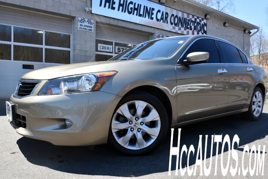 2010 Honda Accord Sdn 4dr V6 Auto EX-L w/Navi, available for sale in Waterbury, Connecticut | Highline Car Connection. Waterbury, Connecticut