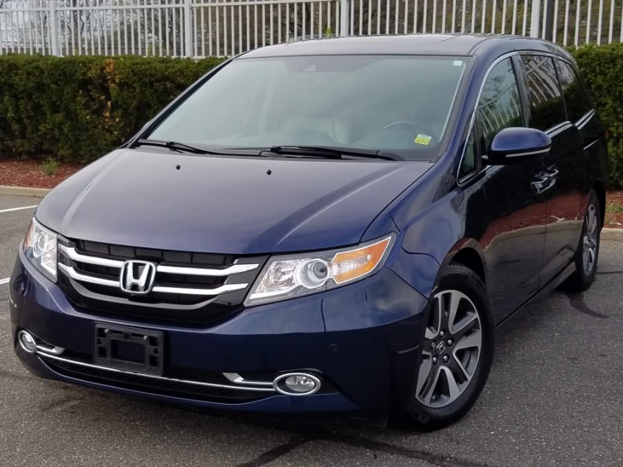 2015 Honda Odyssey Touring w/Navigation,Blind Spot Monitor DVD,Back-Up & Side View Camera,Sunroof,Leather, available for sale in Queens, NY
