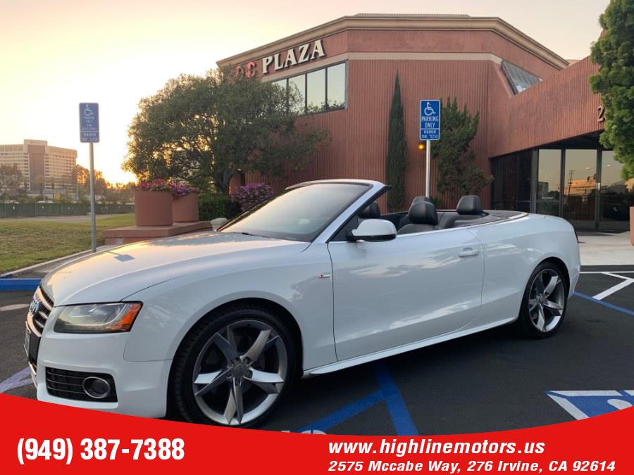 Used Audi A5 Cabriolet 2.0T Prestige 2012 | High Line Motors LLC. Irvine, California Used Audi A5 Cabriolet 2.0T Prestige 2012 | High Line Motors LLC. Irvine, California