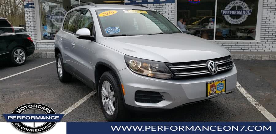 2016 Volkswagen Tiguan 2WD 4dr Auto S, available for sale in Wilton, Connecticut | Performance Motor Cars Of Connecticut LLC. Wilton, Connecticut