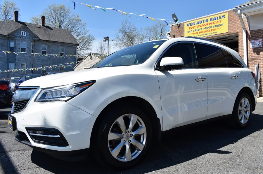 2016 Acura MDX SH-AWD 4dr w/Advance, available for sale in Hartford, Connecticut | VEB Auto Sales. Hartford, Connecticut
