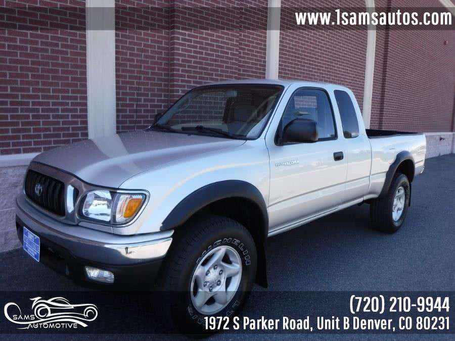 2002 Toyota Tacoma XtraCab V6 Manual 4WD (Natl), available for sale in Denver, Colorado | Sam's Automotive. Denver, Colorado 2002 Toyota Tacoma XtraCab V6 Manual 4WD (Natl), available for sale in Denver, Colorado | Sam's Automotive. Denver, Colorado