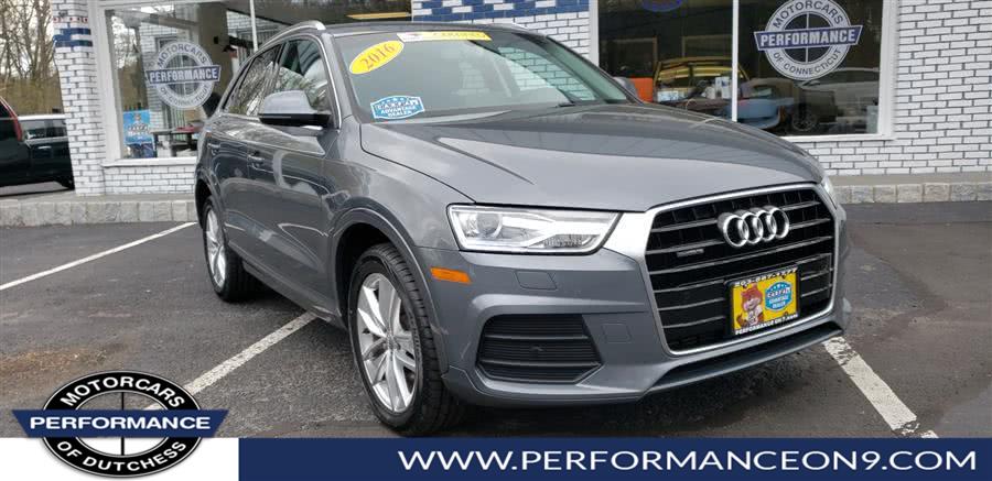 2016 Audi Q3 quattro 4dr Premium Plus, available for sale in Wappingers Falls, New York | Performance Motor Cars. Wappingers Falls, New York