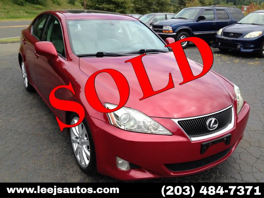 2008 Lexus IS 250 4dr Sport Sdn Auto AWD, available for sale in North Branford, Connecticut | LeeJ's Auto Sales & Service. North Branford, Connecticut