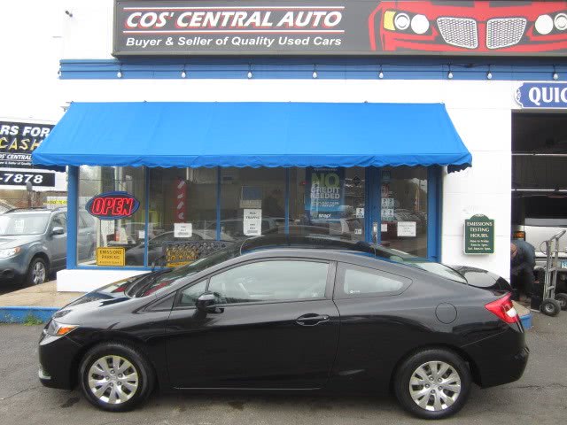 2012 Honda Civic Cpe LX, available for sale in Meriden, Connecticut | Cos Central Auto. Meriden, Connecticut