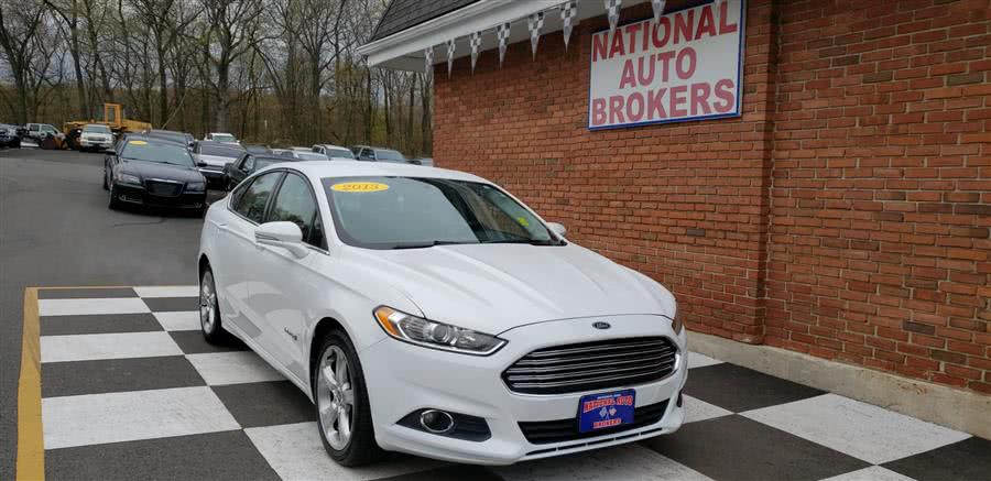 2013 Ford Fusion SE 4dr Sdn Hybrid FWD, available for sale in Waterbury, Connecticut | National Auto Brokers, Inc.. Waterbury, Connecticut