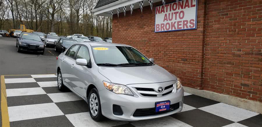 2011 Toyota Corolla 4dr Sdn Auto LE, available for sale in Waterbury, Connecticut | National Auto Brokers, Inc.. Waterbury, Connecticut