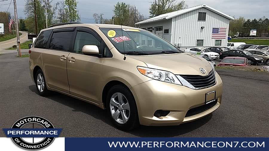 2011 Toyota Sienna 5dr 7-Pass Van V6 LE FWD (Natl), available for sale in Wilton, Connecticut | Performance Motor Cars Of Connecticut LLC. Wilton, Connecticut