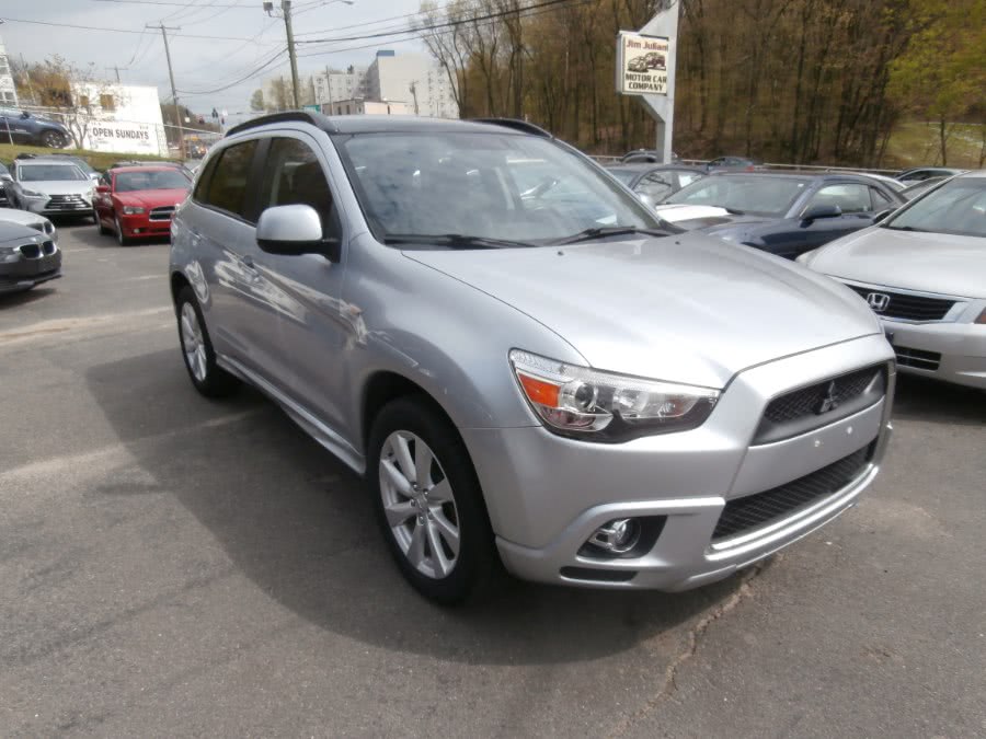 2012 Mitsubishi Outlander Sport AWD 4dr CVT SE, available for sale in Waterbury, Connecticut | Jim Juliani Motors. Waterbury, Connecticut