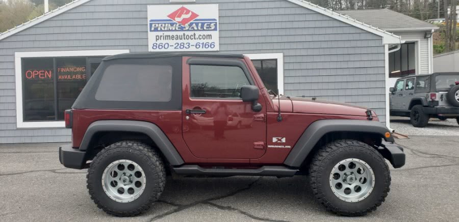 2008 Jeep Wrangler 4WD 2dr X, available for sale in Thomaston, CT
