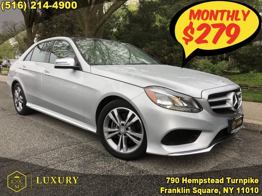 2016 Mercedes-Benz E-Class 4dr Sdn E 350 Sport 4MATIC, available for sale in Franklin Square, New York | Luxury Motor Club. Franklin Square, New York