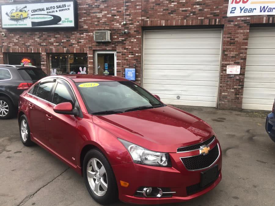 2012 Chevrolet Cruze 4dr Sdn LT w/1LT, available for sale in New Britain, Connecticut | Central Auto Sales & Service. New Britain, Connecticut