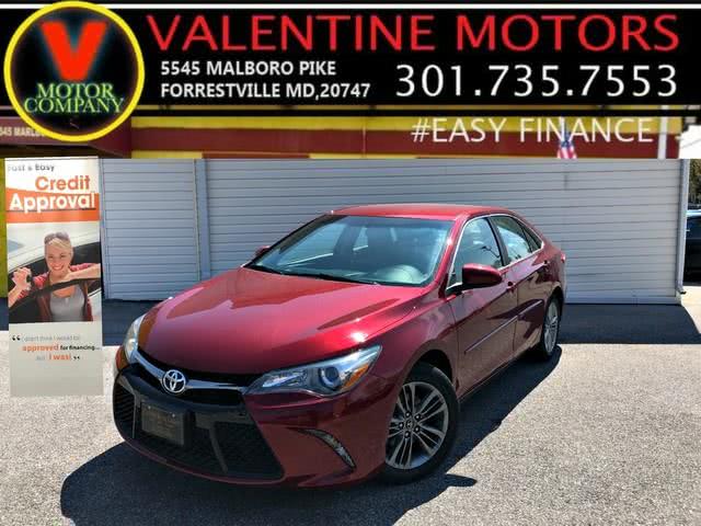 2016 Toyota Camry SE, available for sale in Forestville, Maryland | Valentine Motor Company. Forestville, Maryland