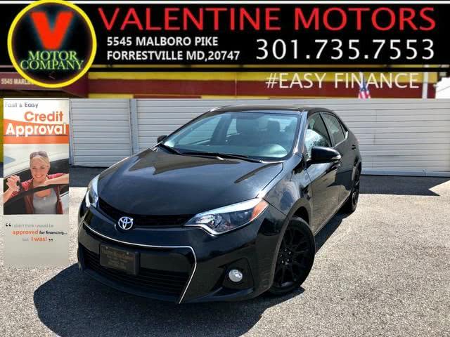 2016 Toyota Corolla S w/Special Edition Pkg, available for sale in Forestville, Maryland | Valentine Motor Company. Forestville, Maryland