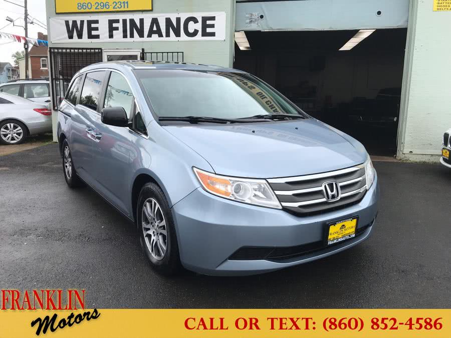 2011 Honda Odyssey 5dr EX-L w/RES, available for sale in Hartford, Connecticut | Franklin Motors Auto Sales LLC. Hartford, Connecticut