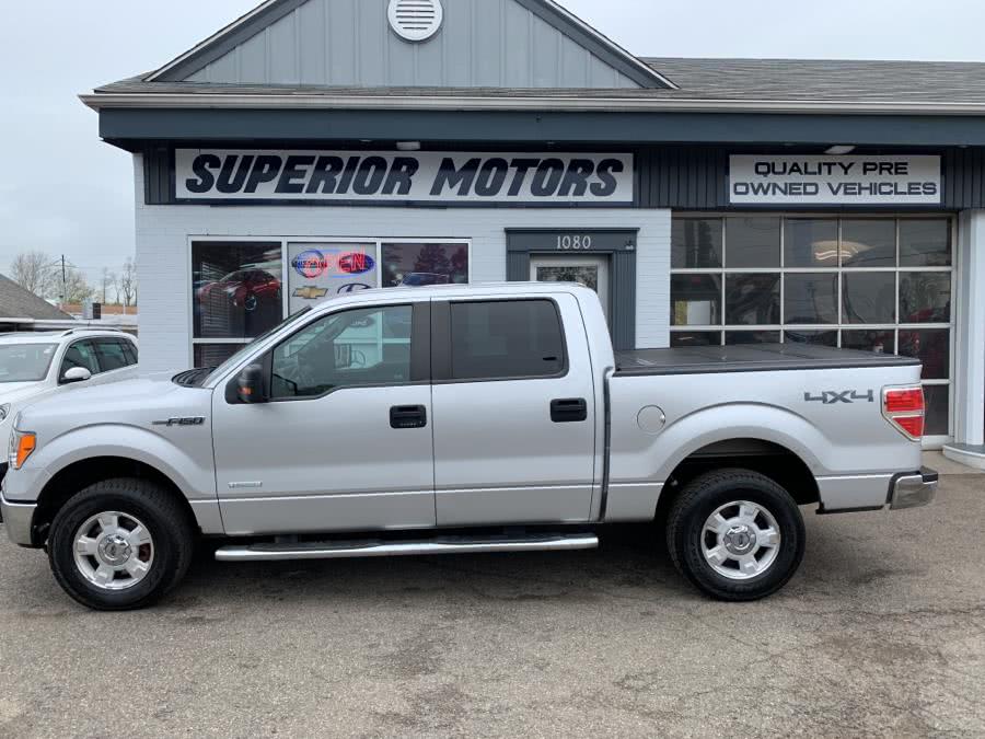 2013 Ford F-150 4WD SuperCrew 145" XLT, available for sale in Milford, Connecticut | Superior Motors LLC. Milford, Connecticut