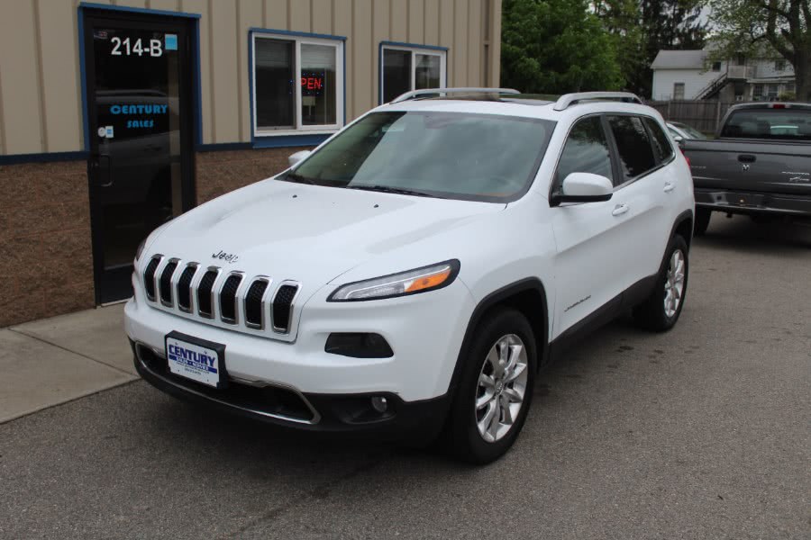 2014 Jeep Cherokee 4WD 4dr Limited, available for sale in East Windsor, Connecticut | Century Auto And Truck. East Windsor, Connecticut