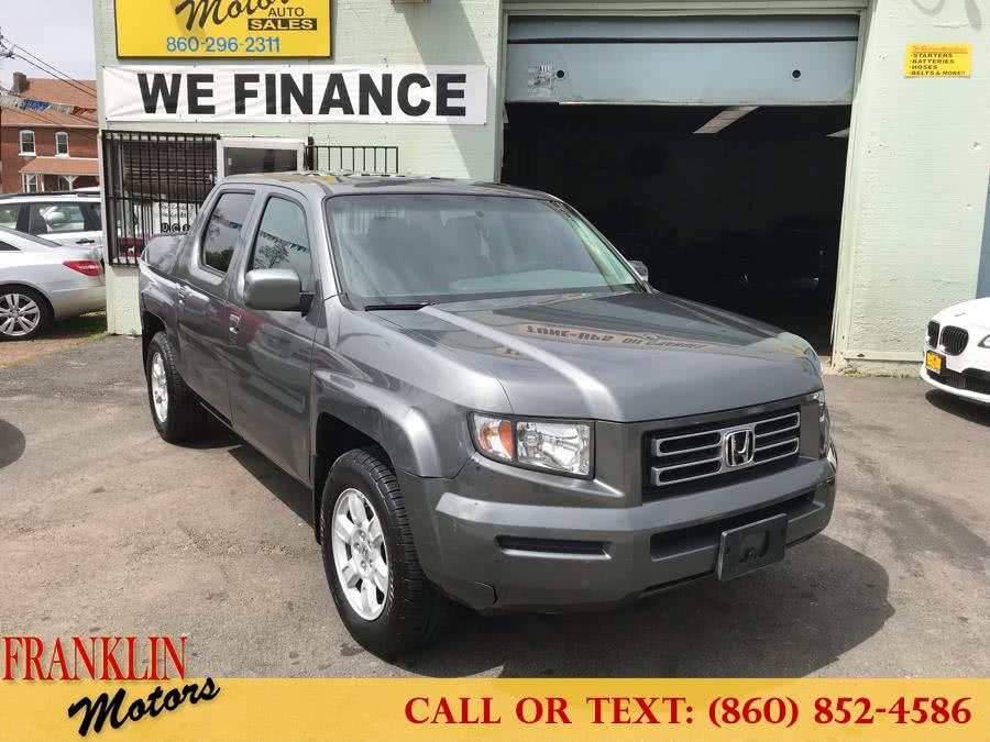 2007 Honda Ridgeline 4WD Crew Cab RTL w/Leather & Navi, available for sale in Hartford, Connecticut | Franklin Motors Auto Sales LLC. Hartford, Connecticut