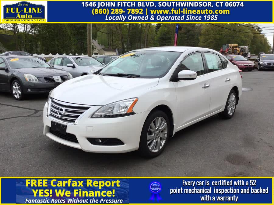 2013 Nissan Sentra 4dr Sdn I4 CVT SR, available for sale in South Windsor , Connecticut | Ful-line Auto LLC. South Windsor , Connecticut