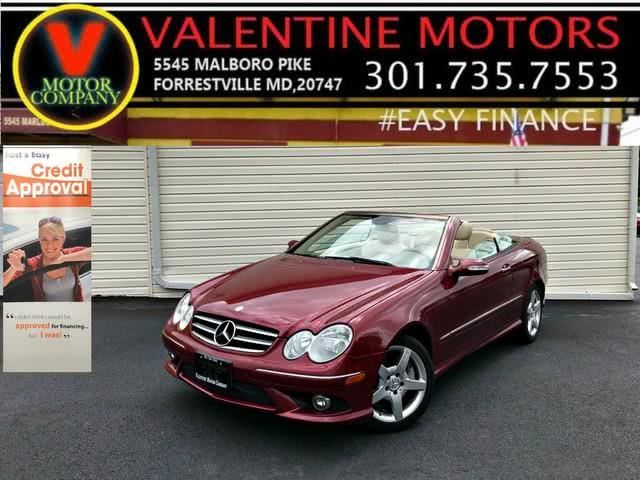 2007 Mercedes-benz Clk-class 5.5L, available for sale in Forestville, Maryland | Valentine Motor Company. Forestville, Maryland