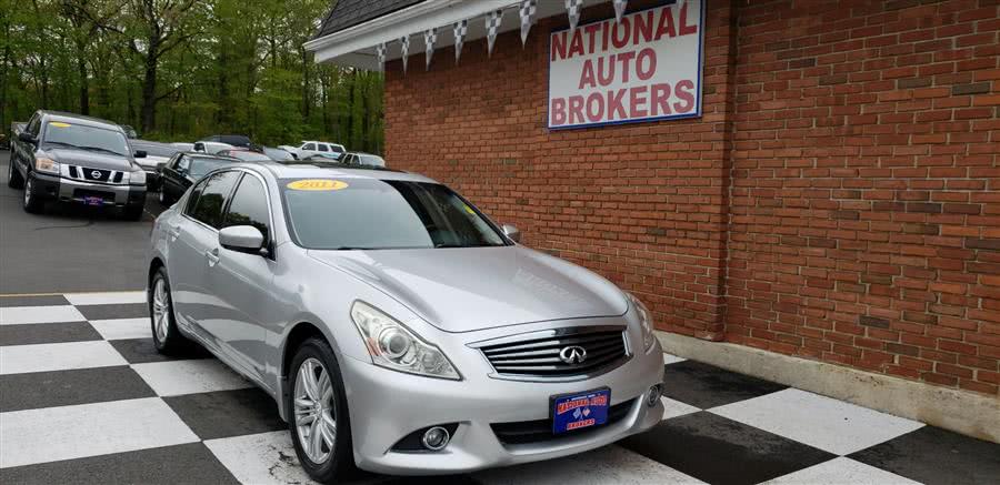 2011 Infiniti G37 Sedan 4dr x AWD, available for sale in Waterbury, Connecticut | National Auto Brokers, Inc.. Waterbury, Connecticut