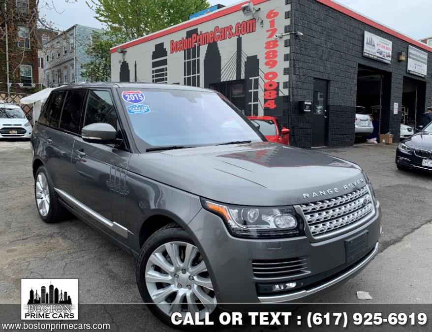 2015 Land Rover Range Rover 4WD 4dr Supercharged, available for sale in Chelsea, Massachusetts | Boston Prime Cars Inc. Chelsea, Massachusetts
