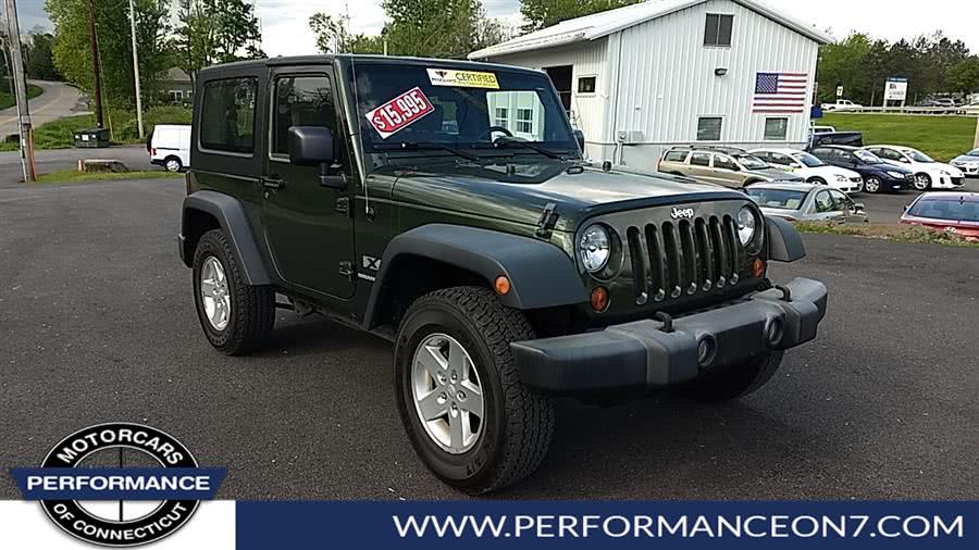 2008 Jeep Wrangler 4WD 2dr X, available for sale in Wilton, Connecticut | Performance Motor Cars Of Connecticut LLC. Wilton, Connecticut