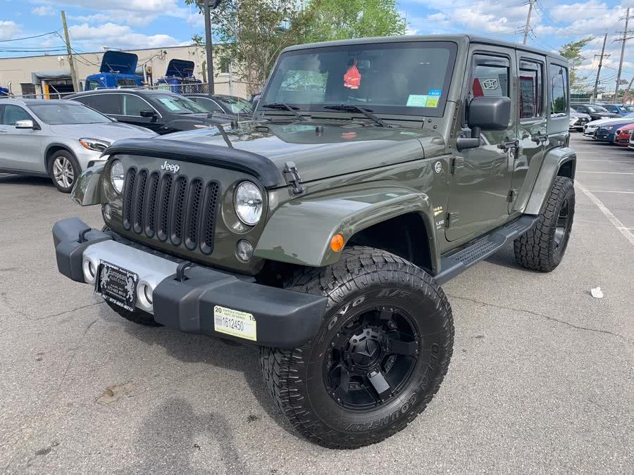 2015 Jeep Wrangler Unlimited 4WD 4dr Sahara, available for sale in Lodi, New Jersey | European Auto Expo. Lodi, New Jersey