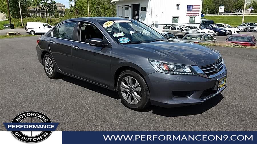 2014 Honda Accord Sedan 4dr I4 Man LX, available for sale in Wappingers Falls, New York | Performance Motor Cars. Wappingers Falls, New York