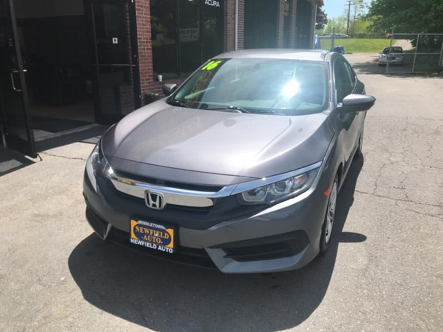 2016 Honda Civic Sedan 4dr CVT LX, available for sale in Middletown, Connecticut | Newfield Auto Sales. Middletown, Connecticut