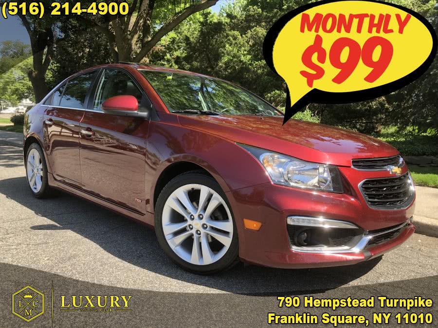 2015 Chevrolet Cruze 4dr Sdn LTZ, available for sale in Franklin Square, New York | Luxury Motor Club. Franklin Square, New York