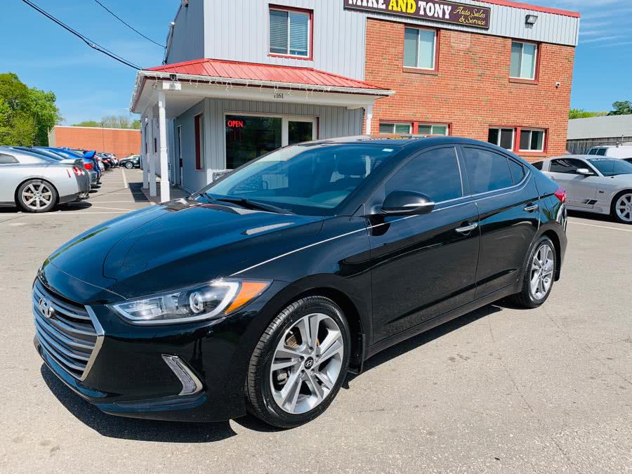 2017 Hyundai Elantra Limited 2.0L Auto (Ulsan), available for sale in South Windsor, Connecticut | Mike And Tony Auto Sales, Inc. South Windsor, Connecticut