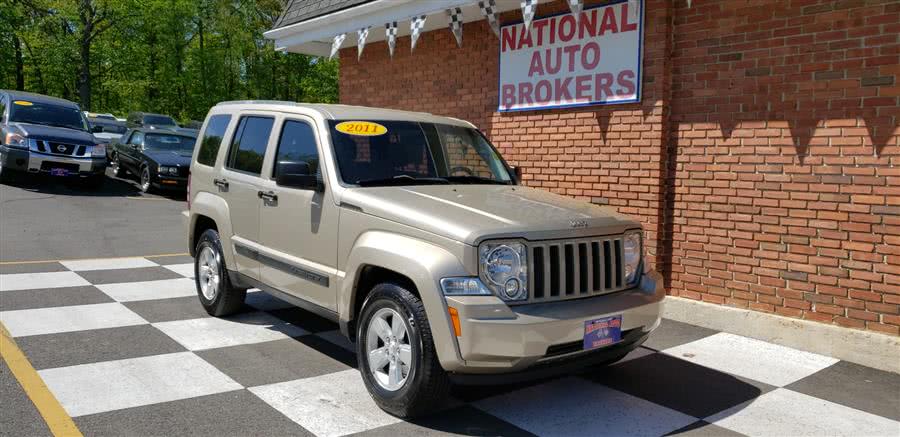 2011 Jeep Liberty 4WD 4dr Sport, available for sale in Waterbury, Connecticut | National Auto Brokers, Inc.. Waterbury, Connecticut