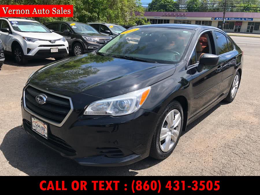 2015 Subaru Legacy 4dr Sdn 2.5i PZEV, available for sale in Manchester, Connecticut | Vernon Auto Sale & Service. Manchester, Connecticut