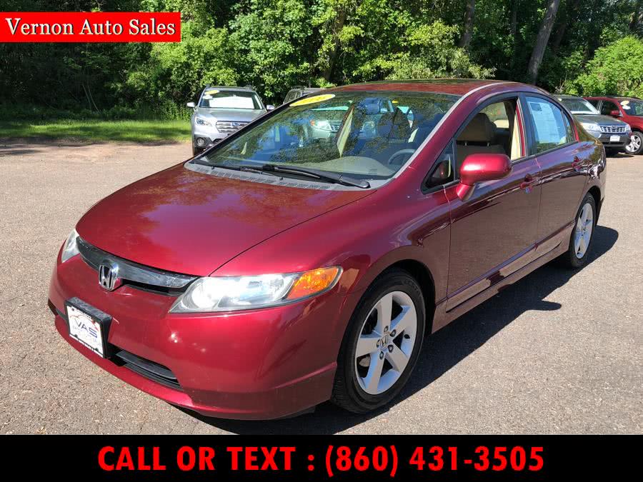 2006 Honda Civic Sdn EX AT, available for sale in Manchester, Connecticut | Vernon Auto Sale & Service. Manchester, Connecticut