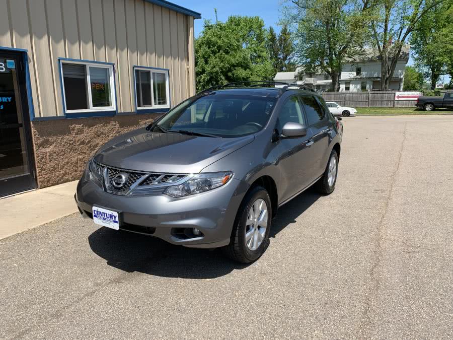 2013 Nissan Murano AWD 4dr SL, available for sale in East Windsor, Connecticut | Century Auto And Truck. East Windsor, Connecticut